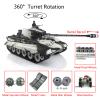 TOUCAN RC HOBBY 1/16 Henglong 7.0 Customized King Tiger RC Tank 3888A Wheels Barrel Recoil Track view 2