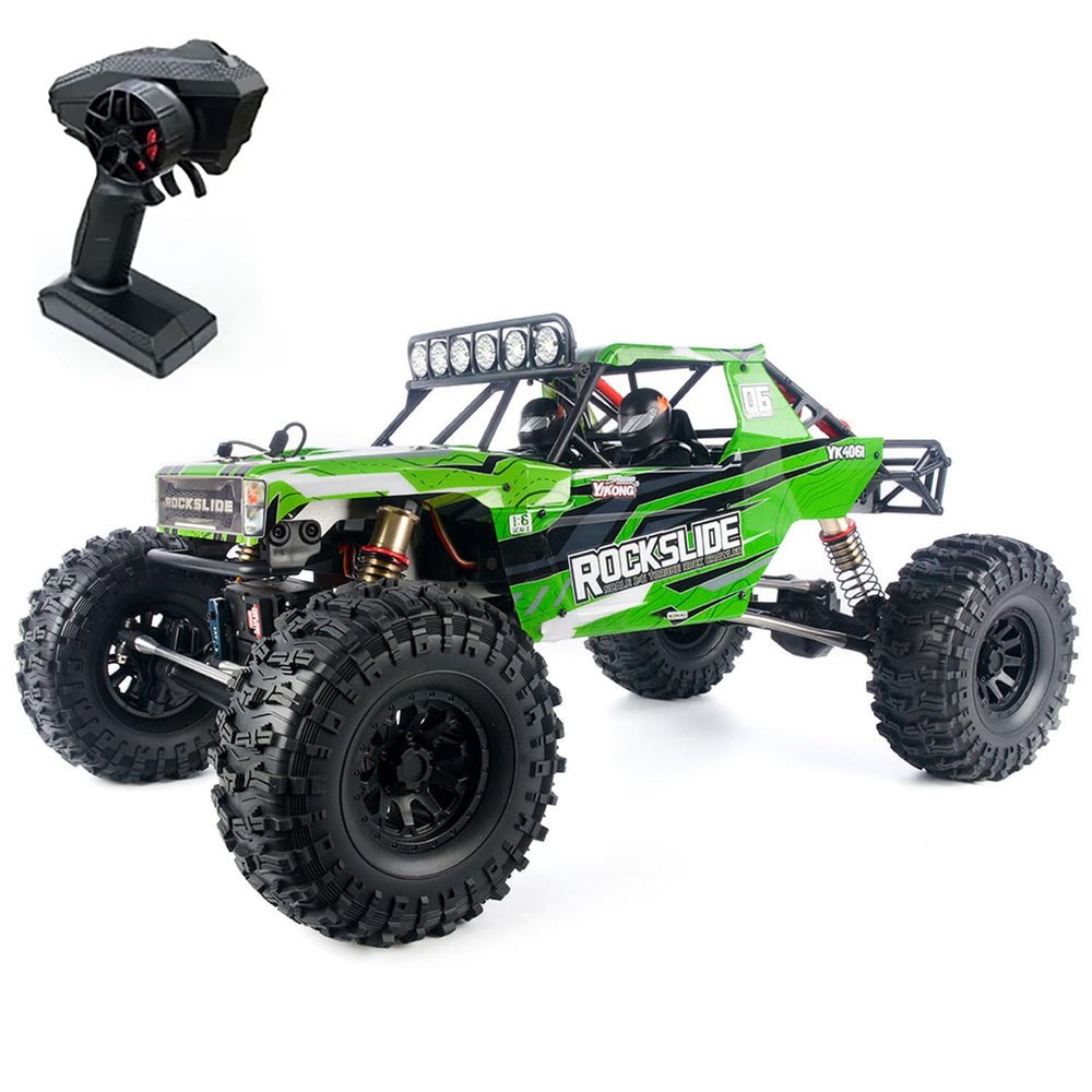 TOUCAN RC HOBBY 1/6 Remote Control Crawler YK4061 AWD RC Off Road Vehicle Brushless Motor 80A ESC Metal Gears Roll Cage Design for Ages 14+