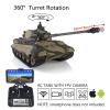TOUCAN RC HOBBY 1/16 Henglong FPV 7.0 Customized King Tiger RTR RC Tank 3888A Barrel Recoil FPV view 2
