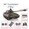 TOUCAN RC HOBBY 1/16 Henglong FPV 7.0 Customized King Tiger RTR RC Tank 3888A Barrel Recoil FPV view 3