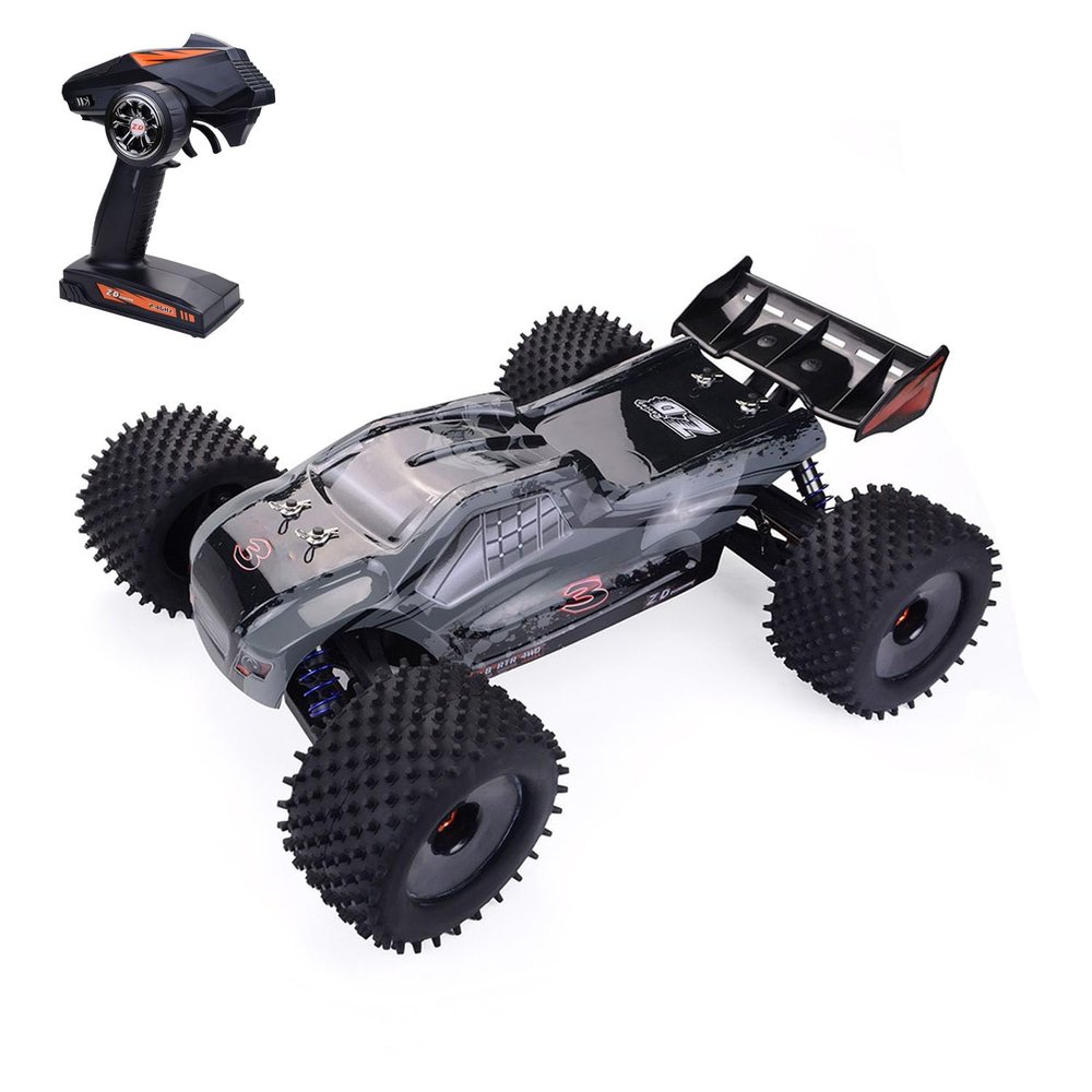 TOUCAN RC HOBBY 1/8 Racing Electric RC Racing Truck 4WD 80KM/H Remote Control High Speed Truggy 9021 V3 Metal Chassis Steel Reduction Gears for Ages 14+