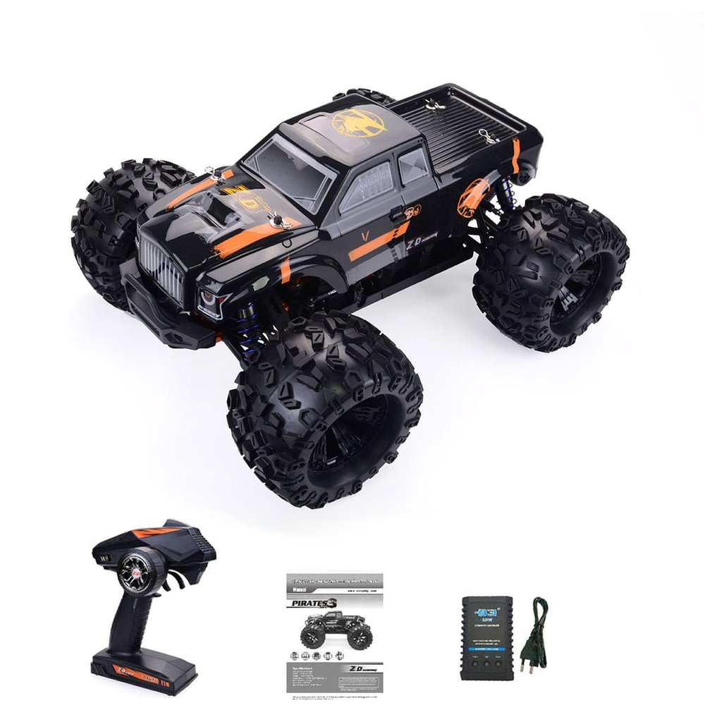 TOUCAN RC HOBBY 1:8 Racing 9116 V4 RC Racing Car 90km/h 4 * 4 Remote Control Monster Truck MT8 Pirates3 Wheelie Bar 15KG Servo No Lights Sounds for Ages 14+
