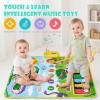 Baby Musical Play Mat,Early Educational 3 in 1 Floor Piano Drum Animal Touch 31.5"*19.6 " Play Blanket Montessori Sensory Musical Learning Toys,Baby Birthday (Green Dinosaur) view 4