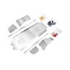 Stainless Steel Chassis Protection Plate Set (Full Set of Cutting + Laser Engraving) for Arrma 1/7 Big Rock 6S 4X4 BLX Monster TRUCK-ARA7612 Upgrades view 1
