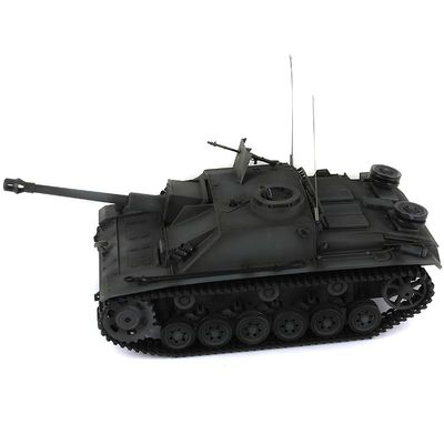 TOUCAN RC HOBBY 1/16 Henglong Gray 7.0 Upgraded German Stug III RTR RC Tank 3868 Metal Tracks