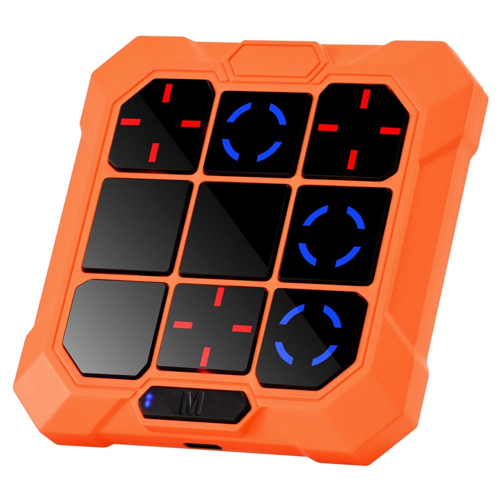 6 in 1 Tic-Tac-Toe Handheld Game for Kids & Teens, Easter Basket Stuffers, 1-2 Players, Electronic Travel Board with 6 Games, Memory Game & Whack a Mole, Fidget Puzzle Toys for Boys Girls Age 6-12+