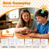 6 in 1 Tic-Tac-Toe Handheld Game for Kids & Teens, Easter Basket Stuffers, 1-2 Players, Electronic Travel Board with 6 Games, Memory Game & Whack a Mole, Fidget Puzzle Toys for Boys Girls Age 6-12+ view 2