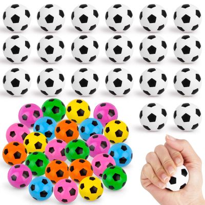20 Packs Mini Soccer Stress Balls & 24 Pcs Soccer Bouncy Balls for Goodie Bag Fillers, Easter Gift Bag Stuffers, Basket Stuffers, Kids Sports Birthday Party, School Carnival Party Supplies
