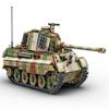 Buildarmy WW2 King Tiger (Tiger II) Camo Tank Brick Model Building Block 1145pcs view 3