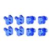 Aluminum 7075-T6 Alloy Front and Rear Upper Shock Mount for LOSI 1/8 LMT 2.0 Grave Digger 4X4 Solid Axle Brushless Monster Truck-LOS04028 Upgrades - Blue view 1