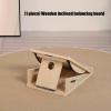 Ekoama Regulable Wood Balance Board with Four Levels Folding Wood Incline Board for Leg Muscle Strengthening view 4