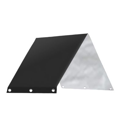 52 In X 89 In (1.3 M X 2.3 M) Playset Tarp Replacement Cover Swing Canopy, Features Outdoor Grey Color, Sunshine Resistant, Design Dual-Sided, Waterproof Fabric Oxford, Black, Easy Installation