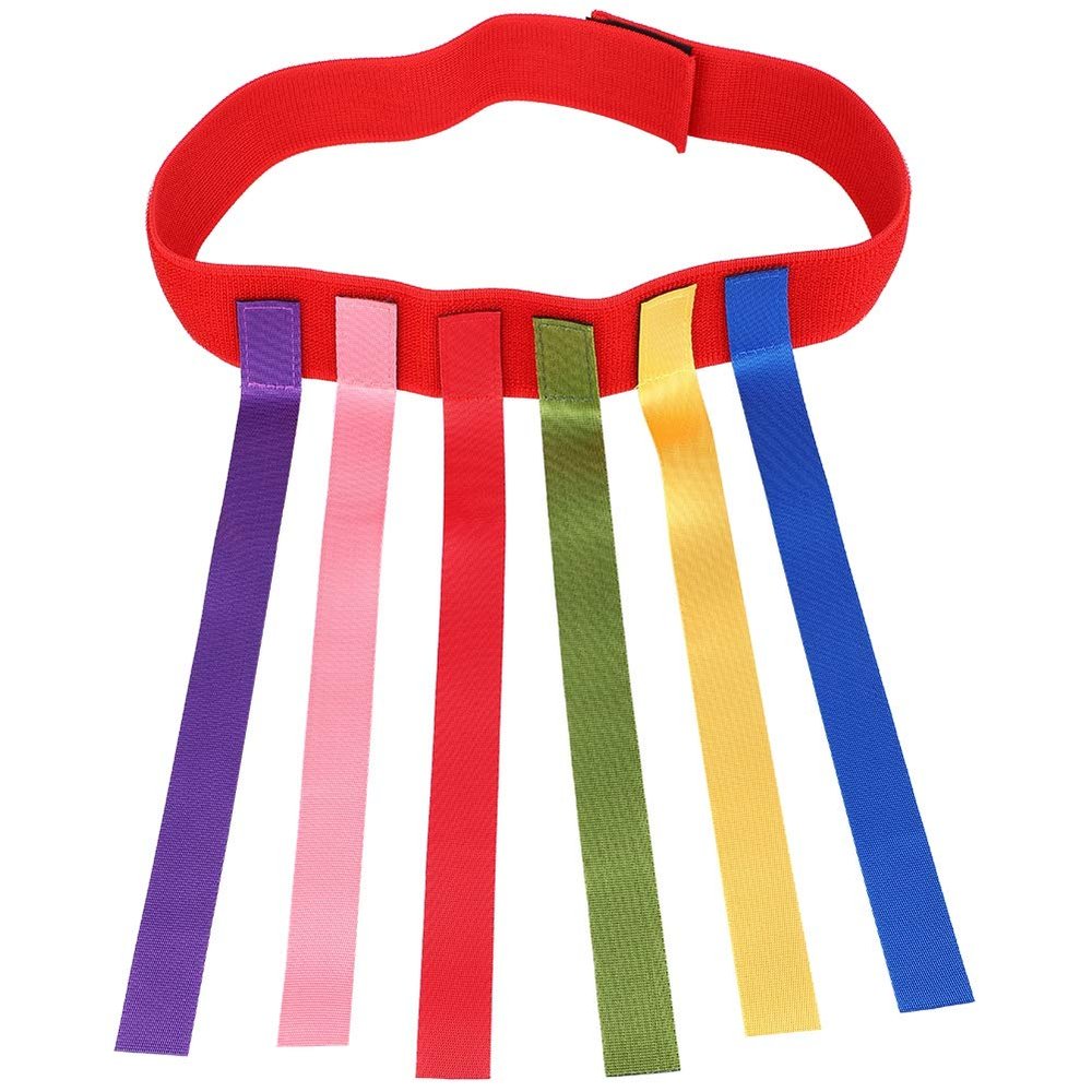 Pull Tail Game Wristband for Kids  Educational Kindergarten Movement Toy with Colorful Hook & Loop Bands