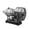1/12 Dual Spool Metal Turbofan Engine Model That Working, 300+ PCS STEM Educational Aviation Collectible, Jet Engine Model Craft Gift for Adult view 3