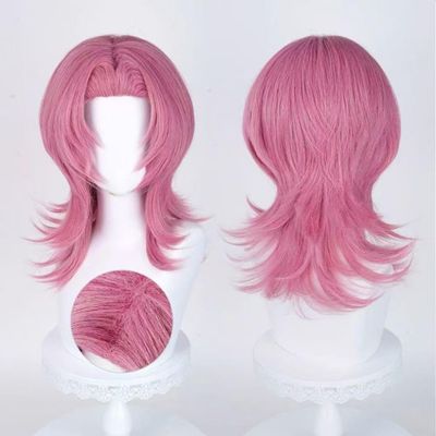 Anime witch full staff cos wig a variety of character styles full head cover Halloween (A wave)