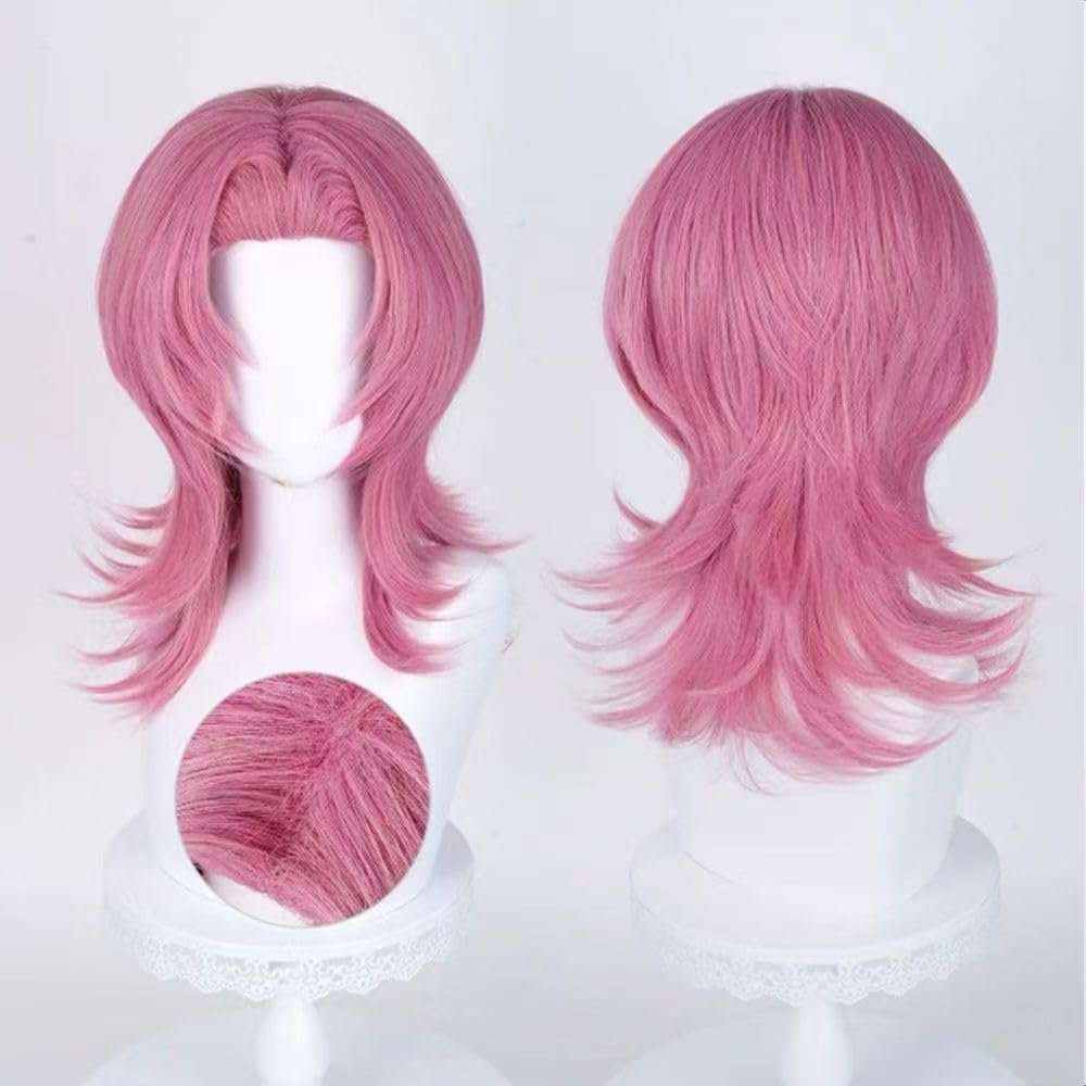 Anime witch full staff cos wig a variety of character styles full head cover Halloween (A wave)