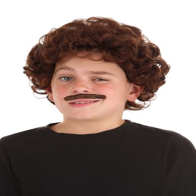 Fun Costumes Lovable Luchador Kid's Wig and Mustache Costume Kit - ST