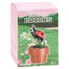 Lesser & Pavey Christmas Mini Bricks Flower With Ladybird Building Blocks For Home & Office | Artificial Flowers Mini Pots For Decor | Micro Bricks Sets For Adults & Kids | Lovely Gift For Women & Men view 3