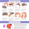 Anime witch full staff cos wig a variety of character styles full head cover Halloween (Abbey) view 2