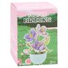 Lesser & Pavey Christmas Mini Bricks Pink/Lilac Crocuses Building Blocks for Home & Office | Artificial Flowers Mini Pots for Decor | Micro Bricks Sets for Adults & Kids | Lovely Gift for Women & Men view 2