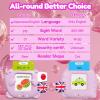 MoLingvora Bilingual Talking Flash Cards for Kids - Japanese English Flashcards Children Adults, 510 Sight Words, ABC Alphabet, Pocket Speech for Toddlers, Audible Sensory Toys (Japanese, Pink) view 4