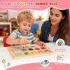 2 IN 1 Magnetic Color and Number Maze, Montessori Toys with Drawing Board for 3 4 5 Year Old, Wooden Magnet Balls Puzzles, Learning Educational Toys for Kids Toddlers Boys Girls Christmas Birthday view 3