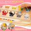2 IN 1 Magnetic Color and Number Maze, Montessori Toys with Drawing Board for 3 4 5 Year Old, Wooden Magnet Balls Puzzles, Learning Educational Toys for Kids Toddlers Boys Girls Christmas Birthday view 4