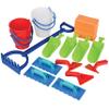 18-Piece Deluxe Sand & Water Play Set  Buckets, Scoops, Spades, Rake & Molds for Sensory Play, STEM Learning & Outdoor or Classroom Use view 3