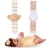 Kids Preferred Miffy Baby Wrist Rattle Set - Rattle Plush Heads, Easy On and Off Strap, Hook & Loop Closure, Embroidered Details, Ages 0 to 12 Months view 1