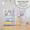 Kids Preferred Miffy Baby Deluxe Soft Book - Two Pancake Plush Characters, Crinkle, Squeaker, Tactile Slide Ribbon, Peekaboo Flaps, Hanging Loop, 8 in view 3