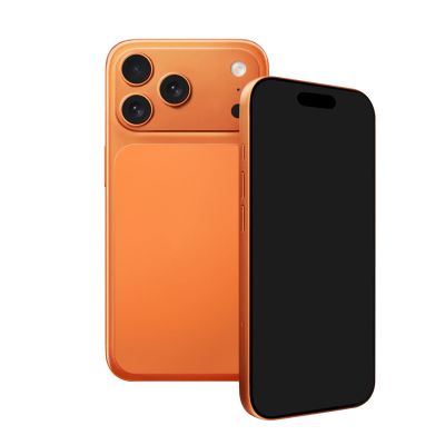 Fake Phone Dummy PropPhone, BlackScreen Decoy PhonePear PhoneNon-Working Phone17Air 17Pro Max, DisplayPhone Look Like Real Phonepro max 17 (17Pro,Cosmic Orange,Black Screen) Prop Mobile Phone