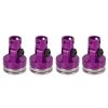 YUYTE 4Pcs RC Body Mount Magnetic Body Post Shell Mount for 1/8 1/10 Remote Control Vehicle with Lightweight Aluminum Alloy Durable Close Fitting (Purple) view 1