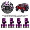 YUYTE 4Pcs RC Body Mount Magnetic Body Post Shell Mount for 1/8 1/10 Remote Control Vehicle with Lightweight Aluminum Alloy Durable Close Fitting (Purple) view 3