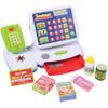 Constructive Playthings Touchpad Cash Register with Calculator  Pretend Play Grocery Set for Math Skills & Early Childhood Education view 1