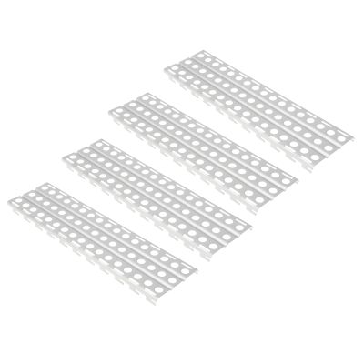 The Lord of the Tools 4X Silver Metal Escape Plates 144x40mm Compatible with 1/10 1/8 RC Car Anti-Skid Plate