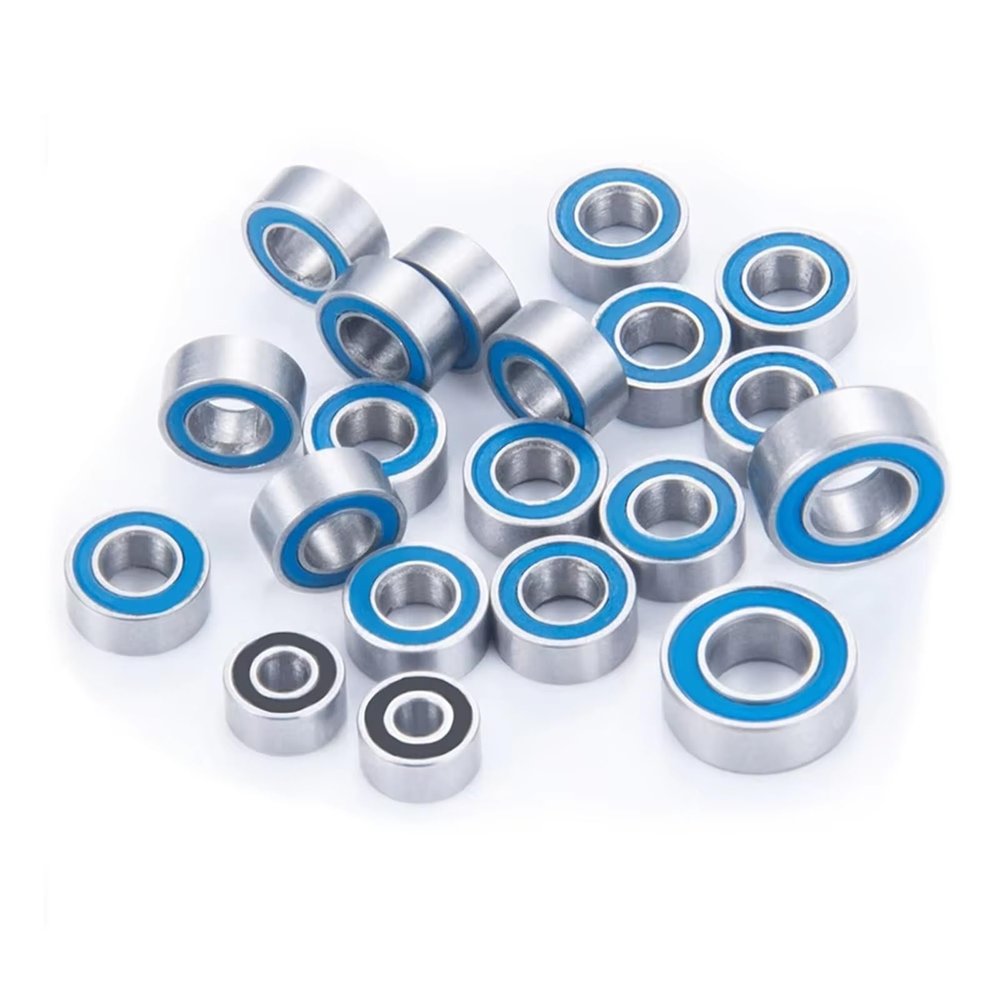 Compatible with Axial for SCX24 90081 for Deadbolt C10 for JLU for Gladiator for Bronco 1/24 RC Crawler Car Parts 20Pcs Ball Bearing Kit RC Car Accessories