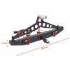 For Axial For TRX-4 For Defender For SCX10 I II III 90046 90047 AX103007 1/10 RC Crawler Part Metal Front Bumper Repair Replacement Accessories Bumper Parts(Front Rear) view 3