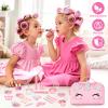 Kids Washable Makeup Kit for Girls with Cosmetic Bag - 29 Pcs Real Non Toxic Make up Set for Toddlers - Valentines Day Gifts for Kids - Unicorn Makeup Toy for 3 4 5 6 7 8 9 10 Years Old Birthday Gift view 2