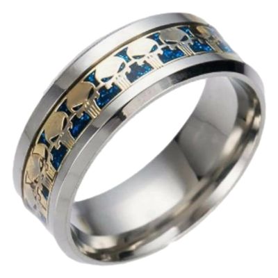 TCB Creations The Punish Repeat Skulls Frank Castle Superhero Metal Fashion Jewelry Finger Ring (9)