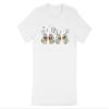 Adorable Little Ducks Tshirt with Speech Bubbles Love Fun 2XL / White view 1