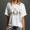 Adorable Little Ducks Tshirt with Speech Bubbles Love Fun 2XL / White view 2