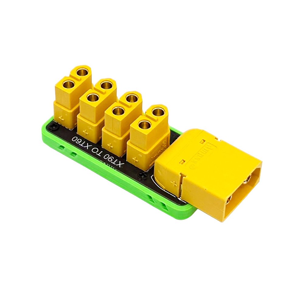 XT90 to 4 Channel XT60 Plug Power Distribution Board Optional Base Shell for Robot RC Boat Submarine DIY Parts