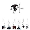 13Packs Ven-om party supplies Include 12 pcs Hanging Swirls and 1 Happy Birthday Banner for Ven-om party Decoration view 3