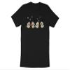 Adorable Little Ducks Tshirt with Speech Bubbles Love Fun 3XL / White view 4