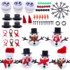 Build A Snowman Kit - 13X Christmas Craft Kits - Air Dry Clay Crafting Ornament Christmas Stocking Stuffers view 1