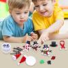 Build A Snowman Kit - 13X Christmas Craft Kits - Air Dry Clay Crafting Ornament Christmas Stocking Stuffers view 2