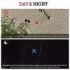 FPVtosky Nighttime Reflective Drone Landing Pad, Fast-fold Double Sided Waterproof Landig Pad Weighted for DJI Lito X1/Mini 5 Pro/ 4/3 Pro/Mini 4k / Mavic 4 / Air 3s/ Avata 2/ Neo/Flip view 3