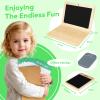 Wooden Pretend Play Home Office Set, Commodum 11pcs Office Work Playset for Kids, Includes Wooden Toy Laptop & Phone, Mouse, Cup, Folder, Birthday for Preschool Toddlers Ages 3+ Years view 3