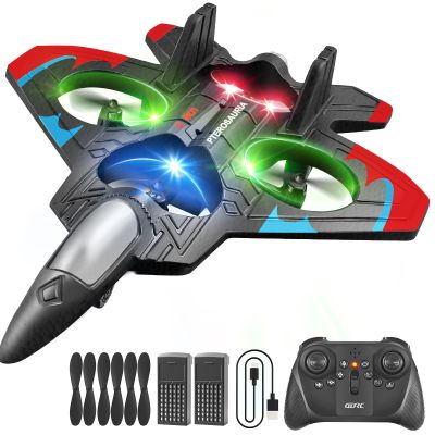4DRC RC Planes Remote Control Airplanes with 2 Batteries, Foam RC Planes for Kids Adults Beginners 4-7 8-12 12-16, Remote Control Helicopter Fighter Jet Drones for Kids Adults, 360 Flip