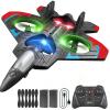 4DRC RC Planes Remote Control Airplanes with 2 Batteries, Foam RC Planes for Kids Adults Beginners 4-7 8-12 12-16, Remote Control Helicopter Fighter Jet Drones for Kids Adults, 360 Flip view 1
